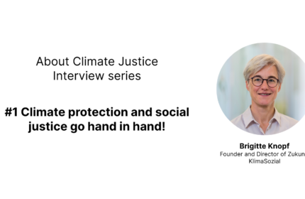 Brigitte Knopf, how are climate protection and social justice connected?