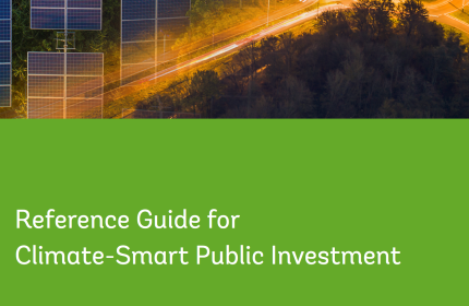 Worldbank (2022): Reference Guide for Climate-Smart Public Investment
